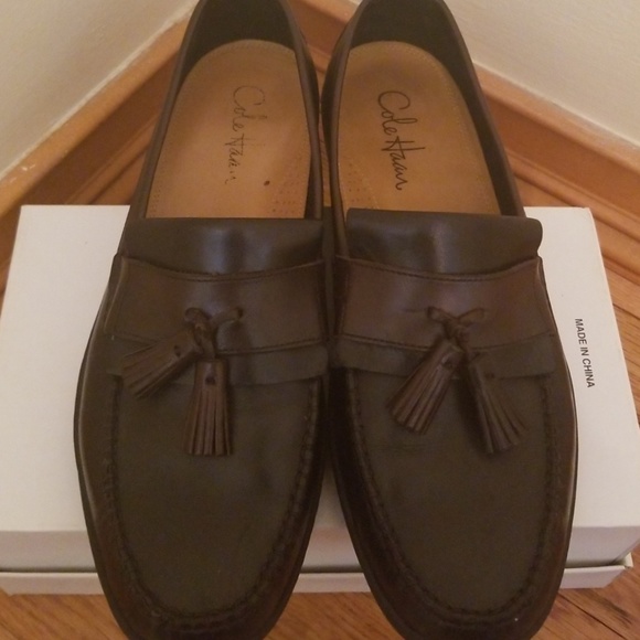 Cole Haan Mens Tassel Loafers - Picture 4 of 8